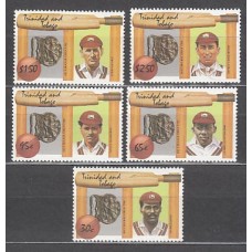 Trinidad y Tobago - Correo Yvert 589/93 ** Mnh  Jugadores de criket