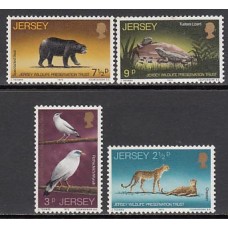 Jersey - Correo 1972 Yvert 59/62 ** Mnh Fauna