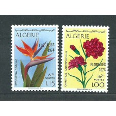 Argelia - Correo Yvert 590/1 ** Mnh  Fllores