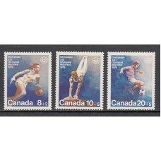 Canada - Correo 1976 Yvert 591/3 ** Mnh Deportes. Juegos Olimpicos Montreal