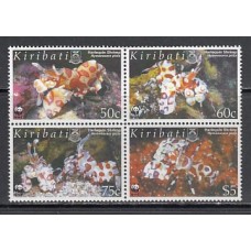 Kiribati - Correo Yvert 591/4 ** Mnh Fauna Marina Crustaceos