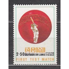 Sri-Lanka - Correo Yvert 592 ** Mnh  Deportes criket