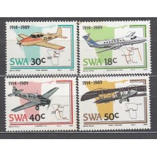 Sud Oeste Africano - Correo Yvert 594/7 (*) Mng  Aviones