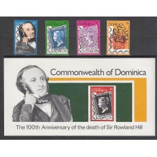 Dominica - Correo 1979 Yvert 595/8+Hb 53 ** Mnh  Rowland Hill