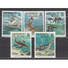 Ascension - Correo Yvert 596/600 ** Mnh  Fauna reptiles