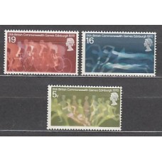 Gran Bretaña - Correo 1970 Yvert 596/8 ** Mnh Deportes