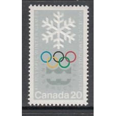 Canada - Correo 1976 Yvert 597 ** Mnh Deportes. Juegos Olimpicos de Insbruck