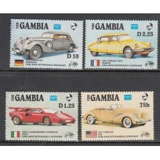 Gambia - Correo 1986 Yvert 598/601 ** Mnh  Automóviles