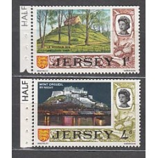 Jersey - Correo 1969 Yvert 6a+9a ** Mnh Vistas