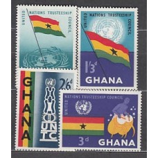 Ghana - Correo 1959 Yvert 60/3 ** Mnh  ONU