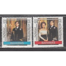 Bahamas - Correo 1986 Yvert 600/1 ** Mnh Boda real