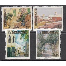 Bermudas - Correo Yvert 600/3 ** Mnh Pinturas