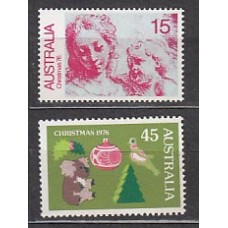 Australia - Correo 1976 Yvert 602/3 ** Mnh Navidad