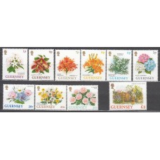 Guernsey - Correo 1993 Yvert 605/14 ** Mnh Flores