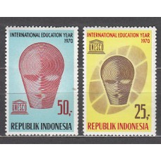 Indonesia - Correo 1970 Yvert 605/6 ** Mnh