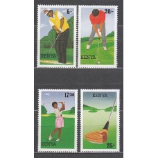 Kenya - Correo Yvert 605/8 ** Mnh  Deportes golf