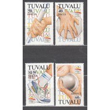 Tuvalu - Correo Yvert 605/8 ** Mnh Deportes. Olimpiadas de Barcelona