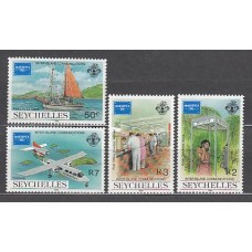 Seychelles - Correo Yvert 606/9 ** Mnh  Barco. Avión