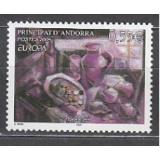 Andorra Francesa Correo 2005 Yvert 608 ** Mnh Europa