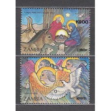 Zambia - Correo Yvert 611/2 ** Mnh   Navidad