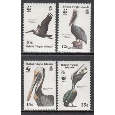 Virgenes - Correo Yvert 614/7 ** Mnh  Fauna aves