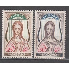 Monaco - Correo 1963 Yvert 618/9 ** Mnh   Europa