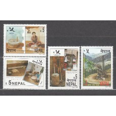 Nepal - Correo Yvert 620/3 ** Mnh