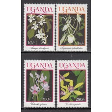 Uganda - Correo Yvert 620/3 ** Mnh  Flores