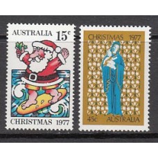Australia - Correo 1977 Yvert 622/3 ** Mnh Navidad
