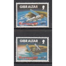 Gibraltar - Correo 1991 Yvert 622/3 ** Mnh Astro