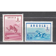 Angola Correo Yvert 623/4 ** Mnh  Olimpiadas Moscu