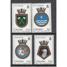 Gibraltar - Correo 1991 Yvert 624/7 ** Mnh Escudos