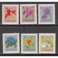 Canada - Correo 1977 Yvert 625/30 ** Mnh Flores