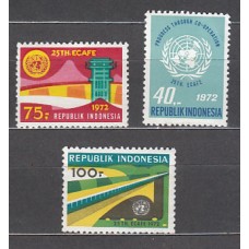 Indonesia - Correo 1972 Yvert 625/7 ** Mnh
