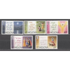 Santa Helena - Correo Yvert 627/31 ** Mnh  Navidad