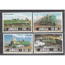 Jamaica - Correo Yvert 628/31 ** Mnh Trenes