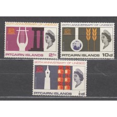 Pitcairn - Correo Yvert 63/5 ** Mnh Unesco