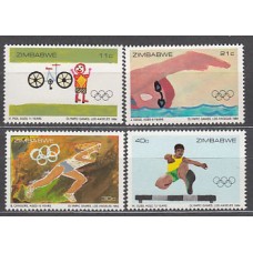 Zimbabwe Correo Yvert 63/6 ** Mnh  Olimpiadas de los Angeles