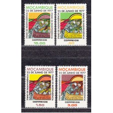 Mozambique - Correo Yvert 631/4 ** Mnh