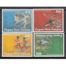 Papua y Nueva Guinea - Correo Yvert 631/4 ** Mnh Deportes
