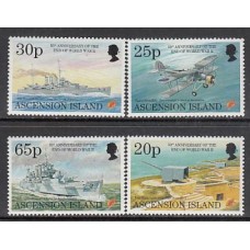 Ascension - Correo Yvert 632/5 ** Mnh  Aviones barcos