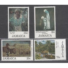 Jamaica - Correo Yvert 632/5 ** Mnh Navidad pinturas