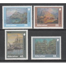 Gibraltar - Correo 1991 Yvert 633/6 ** Mnh Pinturas