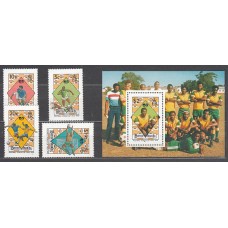 Virgenes - Correo Yvert 634/7+Hb 59 ** Mnh  Deportes fútbol