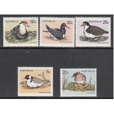 Australia - Correo 1978 Yvert 636/40 ** Mnh Fauna. Aves