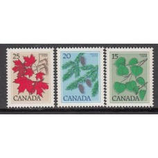 Canada - Correo 1977 Yvert 637/9 ** Mnh Flores