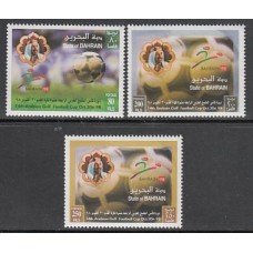 Bahrain - Correo Yvert 638/40 ** Mnh Deportes fútbol