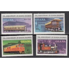 Ghana - Correo 1978 Yvert 638/41 ** Mnh  Trenes