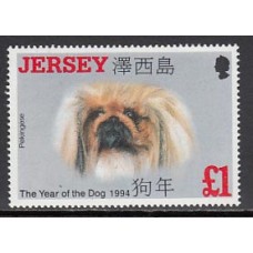 Jersey - Correo 1994 Yvert 638 ** Mnh Fauna perros
