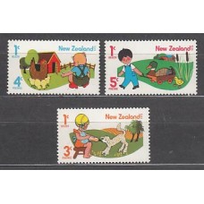 Nueva Zelanda - Correo 1975 Yvert 639/41 ** Mnh